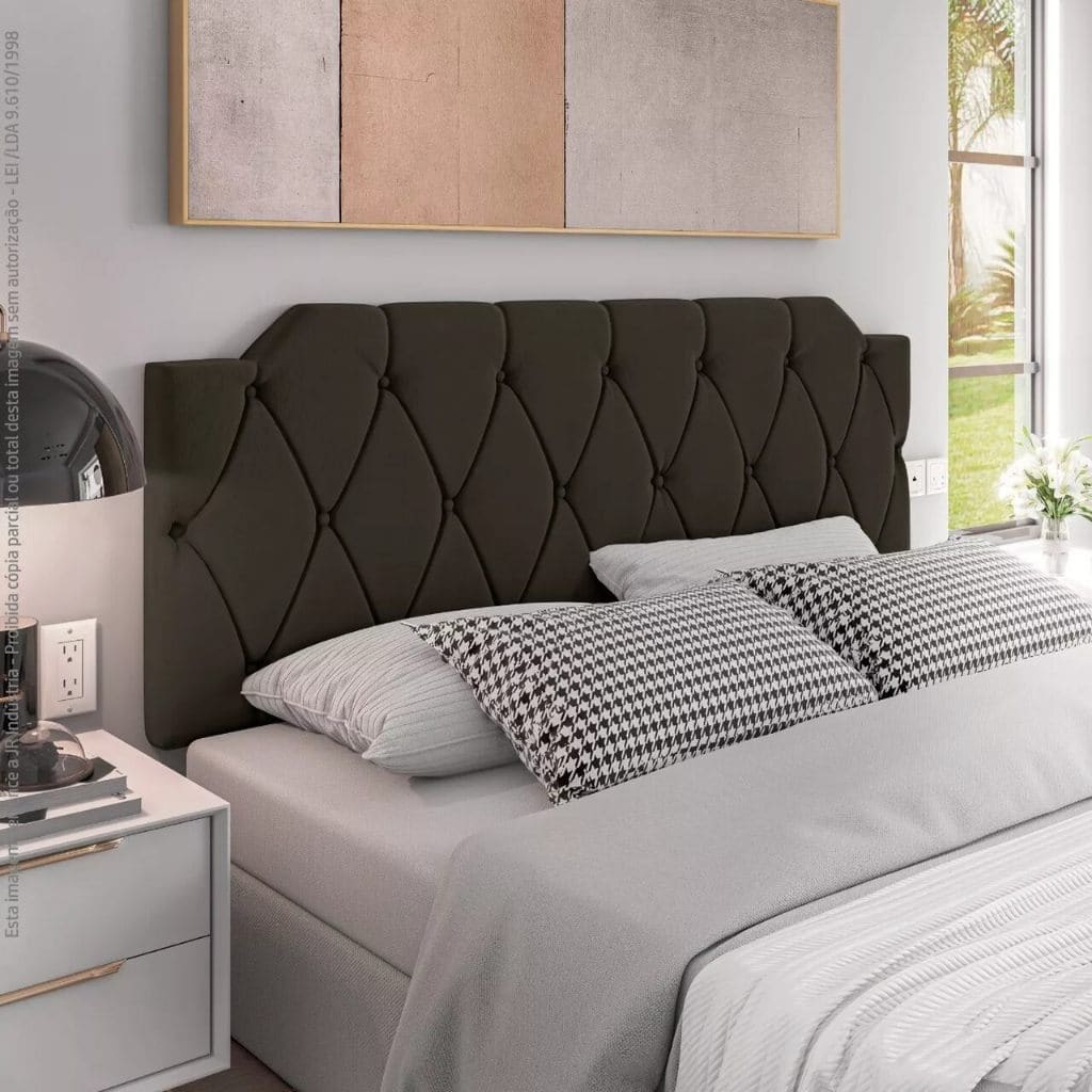 QUEIMA DE ESTOQUE PROMOÇÃO! Cabeceira Box Estofada Painel Quarto Painel Queen 1,60 - Cores KELLY